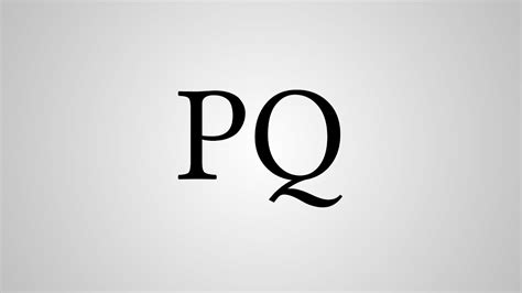 what does pq stand for.